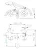 KFA Wannenbatterie Standard wandmontiert Chrom (304-120-00) Produktbild-Vorschau 4