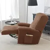 Elastischer Velours-Bezug für Relaxsessel mit Fußstütze Produktbild-Vorschau 3