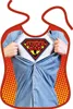 Erwachsenen Latz 43 x 40 cm Super Dad Partygag Geburtstag Geschenk JGA Herren Geschenkidee Vatertag Super-Papa Produktbild-Vorschau