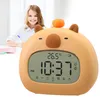 Dětský budík Capybara s nočním světlem, digitální budík do Náhled obrázku produktu 3