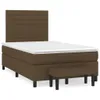Boxspringbett mit Matratze Dunkelbraun 120x200 cm Stoff Produktbild-Vorschau 1