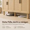 Commode ProximaX, buffet à 4 portes, aspect chêne, 140 x 40 Voir les images du produit 8