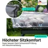 NYVI Gartenstuhl Auflagen Hochlehner 6er Set Barcelona - Produktbild-Vorschau 4