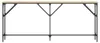 vidaXL Konsola dąb sonoma 180x23x75 cm materiał Podgląd zdjęcia produktu 4
