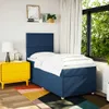 Boxspringbett mit Matratze Blau 80x200 cm Stoff Produktbild-Vorschau 5
