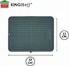 Geschirrtrocknungsmatte Silikon 42X33Cm Grau Kinghoff Produktbild-Vorschau 6