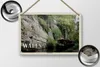Blechschild Reise 18x12cm Wales United Kingdom Llangollen Produktbild-Vorschau 2