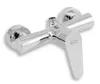 A chrome shower faucet with a lever handle, mounted on a white background. Náhľad obrázku produktu
