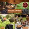 BLACK OAK Ascheeimer Vesuvio 20L - Oval mit Deckel, Produktbild-Vorschau 6