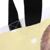 Mr. & Mrs. Panda Tote Bag Igel Wein - Gelb Pastell - Produktbild-Vorschau 4