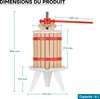 Set Wiltec da 6L in legno di faggio, comprensivo di panno Anteprima dell’immagine prodotto 10