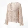 Strickjacke Damen Sommerjacke Häkellook 42 44 46 leichter Produktbild-Vorschau 2