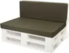 Palettenkissen-Set 120×80 x 120×40 cm Grün – Sitz- und Produktbild-Vorschau 1