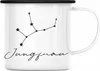 Trendation - Jungfrau Sternzeichen Emaille Tasse Geschenk Produktbild-Vorschau 1