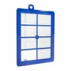 A blue vacuum cleaner filter is shown against a white background. Produktbild-Vorschau