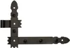KOTARBAU® Úhlový závěs kovaný dekorativní 400x50 mm + Náhled obrázku produktu 5