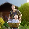 Relaxdays Schubkarrenrad 4.80 4.00-8, luftbereift, Produktbild-Vorschau 2
