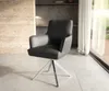 DELIFE Drehstuhl Heira-Flex mit Armlehnen Echt-Leder Produktbild-Vorschau 1