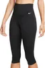 A person wearing black Nike capri leggings. Produktbild-Vorschau