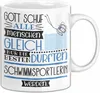 Schwimmsportlerin Geschenk Becher Tasse Gott Schuf Alle Produktbild-Vorschau 1