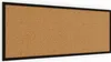Bacheca in sughero 100x40 cm cornice in legno NERA Anteprima dell’immagine prodotto 1
