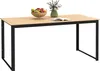 Outsunny tavolo da giardino per 6 persone 160 x 80 cm Anteprima dell’immagine prodotto 1