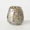 Boltze KEMIS Windlicht aus Mosaik im Farbmix braun beige, Produktbild-Vorschau 3