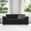 vidaXL 3-Sitzer-Sofa Schwarz 220x77x82 cm Samt Produktbild-Vorschau 3