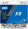 KMC X9 9s Kette 114 Glieder silber - zuverlässige Produktbild-Vorschau 1