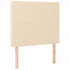 vidaXL Bettgestell mit Kopfteil Creme 100x200 cm Stoff -  Produktbild-Vorschau 9