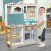 JOIEYOU Kinderkeuken, houten speelkeuken met fornuis, Productafbeelding-voorbeeld 4
