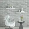 Wandregal für CDs, DVDs und Bücher | Weiß | 70x22,9x3,8 cm Produktbild-Vorschau 2
