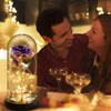Minicee Ewige Rose in Acrylglas mit LED – 18 cm – Produktbild-Vorschau 5