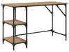 vidaXL Artisan dubový stůl 120 x 50 x 75 cm materiál na Náhled obrázku produktu 2