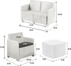 Outdoor-Lounge-Set Dbalestrer, Gartenkomposition mit 2 Produktbild-Vorschau 3