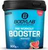 A product shot of a tub of BODYLAB Pre Workout Booster. Produktbild-Vorschau