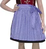 Dirndlschürze Trachtenschürze Mini Dirndl Dirndel Blau Produktbild-Vorschau 1