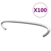 vidaXL Gabionen-Distanzhalter 100 Stk. Verzinkter Stahl 10 Produktbild-Vorschau 3