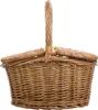 WANDERLUST DECO Brauner Weidenkorb mit Deckel 25x17x13/27h Produktbild-Vorschau 3