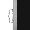 vidaXL Marquise latérale extensible 140x600 cm Noir Voir les images du produit 11