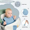 8-teiliges Babybesteckset, Silikon rutschfest mit Saugnapf, Produktbild-Vorschau 4