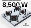 Klarstein Illuminosa 4 plynová varná doska - 4 horáky Náhľad obrázku produktu 2