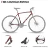 Hiland 28 Zoll Rennrad 700C Trekkingrad Aluminiumrahmen mit Produktbild-Vorschau 4