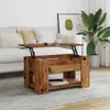 Maison Exclusive - Table basse aspect bois ancien 79x49x41 Voir les images du produit 7