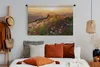 MuchoWow® Wandteppich Wandbehang Blumen - Hügel - Produktbild-Vorschau 4