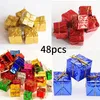 48pcs Geschenkbox für Christbaumschmuck Mini Geschenkboxen Produktbild-Vorschau 3