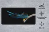 MuchoWow® Mauspad Mousepad Vogel - Federn - Zweig - Schwarz Produktbild-Vorschau 2