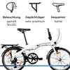 Zündapp ZF20 Speed Folder 20 Zoll Klapprad Faltrad Stadtrad Produktbild-Vorschau 4