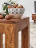 Tavolino in legno massiccio Wohnling 35 x 35 x 45 Sheesham; Anteprima dell’immagine prodotto 10