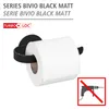 WENKO WC Garnitur Bivio Black Toilettenpapier Rollen Halter Produktbild-Vorschau 2